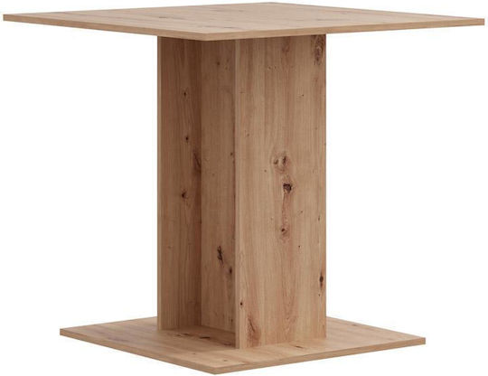Capua Τραπεζαρίας Δρυς 80x80x76εκ.