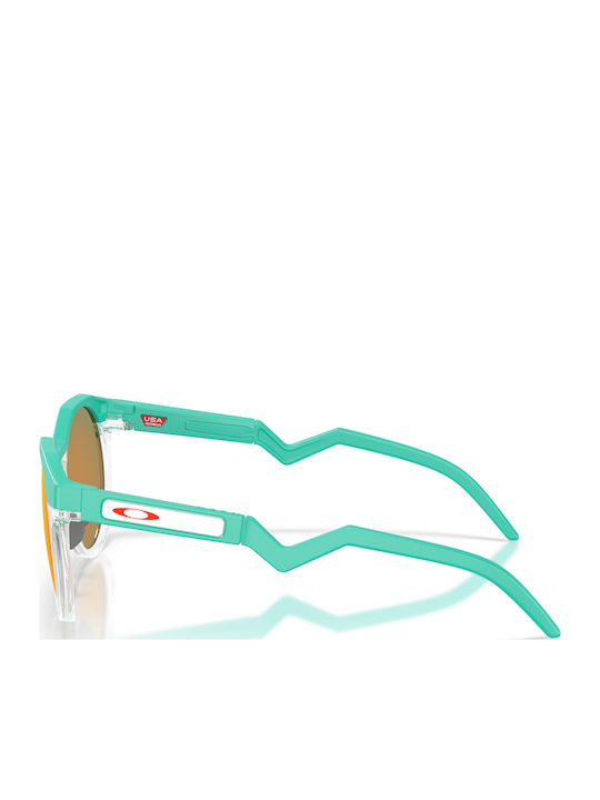 Oakley Hstn Prizm Unisex Sunglasses with Turquoise Frame and Turquoise Polarized Lens