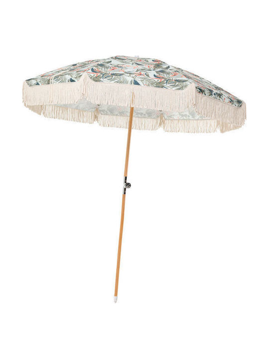 Umbrelă Rotundă Din Aluminiu Hawaii Leaf Multicolor Φ2xÎ2.26m