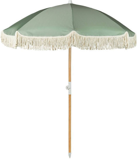 Boho Lounge Garten- und Terrassen-Sonnenschirm Geflecht Grüne Boho Lounge Garten- und Terrassen-Sonnenschirm Geflecht Grüne
