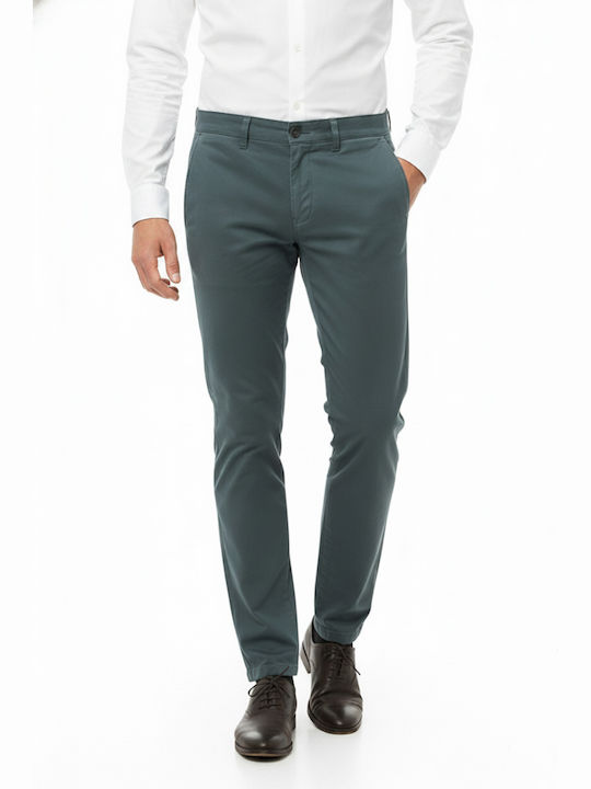 Chino Trousers in Regular Fit Green