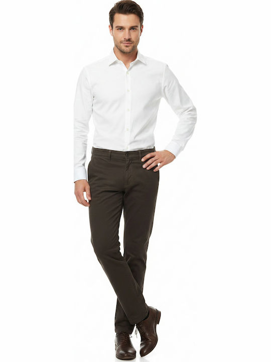 Chino Trousers in Regular Fit Brown