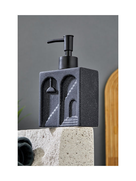 SteweHome Dozator De Bucătărie Din Plastic Negru 300ml