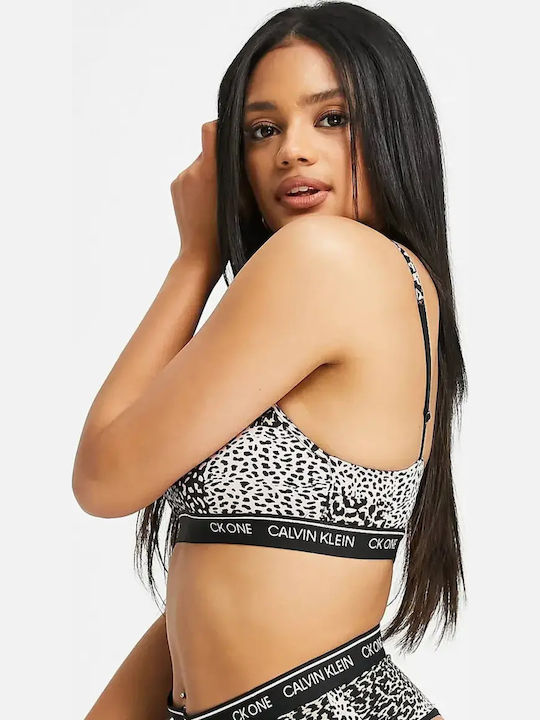 Дамско бралети сутиен Calvin Klein Underwear F5737-xs 10-508 Неподплатен Xs Бежов Черен