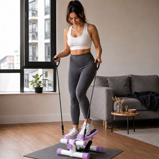 Coowoo CardioRise Mini Stepper with Resistance Bands