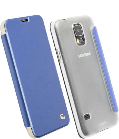 Krusell Boden Book Piele artificială Albastru (Galaxy S5 mini)