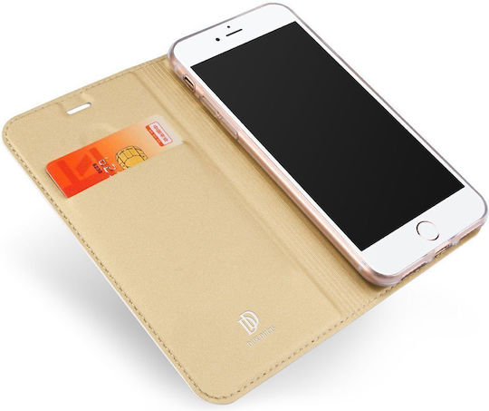 Dux Ducis Skin Pro Buchen Sie Synthetisches Leder Gold (Realme 7)