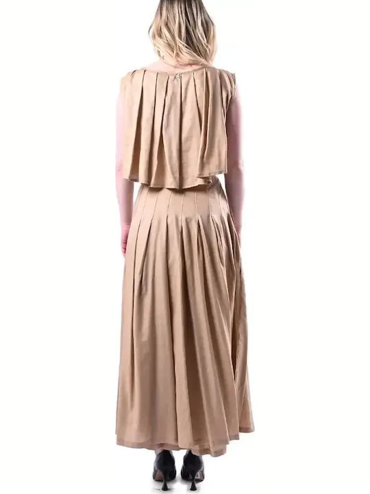 Sommer Damenkleid Beige