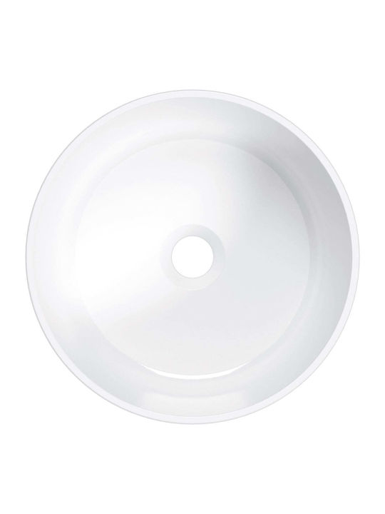 Deante Vessel Ceramic Bathroom Sink 35.3x35.3cm White