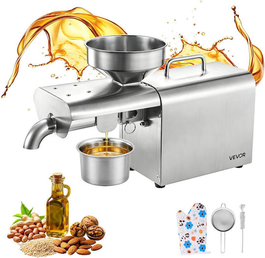 Vevor Electric Oil Press Machine 750w 3,75 Kg H 50°c-300°c Peanuts Sesame Soy Almonds Ddzyj1250w46nnptl001v2