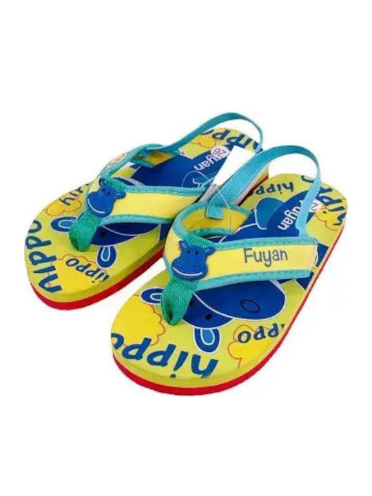 Kinder Flip Flops Gelbe