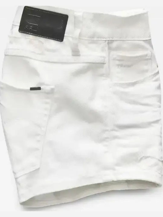 3301 Дамски Дънкови Шорти Inza White