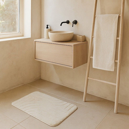 Bathroom Solutions Πατάκι Μπάνιου Microfiber Microfiber 45x70εκ.