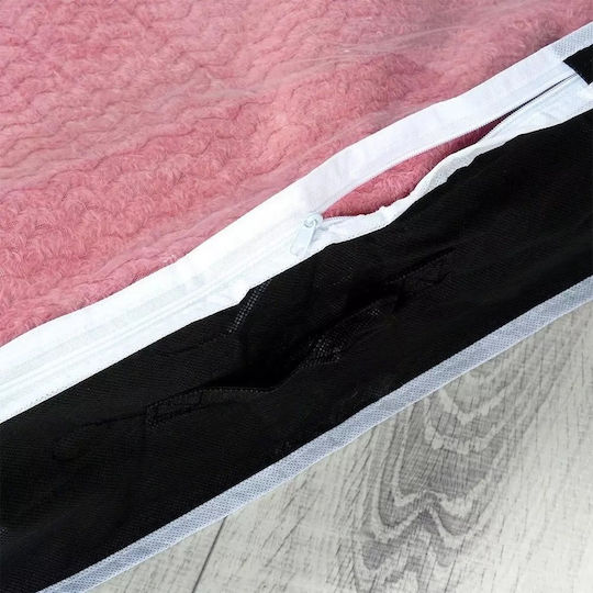 Kunststoff Kleideraufbewahrung Tasche in Schwarz Farbe 100x45x16cm