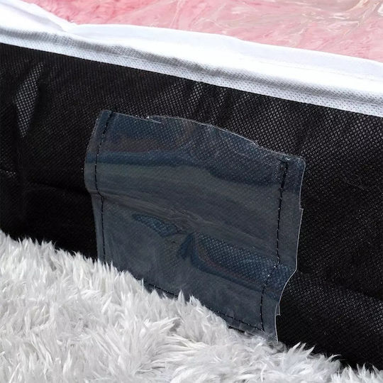 Kunststoff Kleideraufbewahrung Tasche in Schwarz Farbe 100x45x16cm