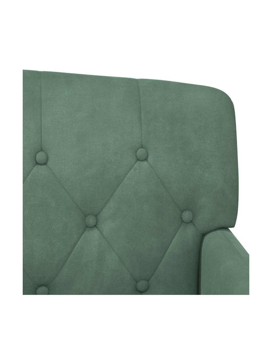 Canapea Cu Două Locuri Catifea Albastru Deschis 111x65x79cm