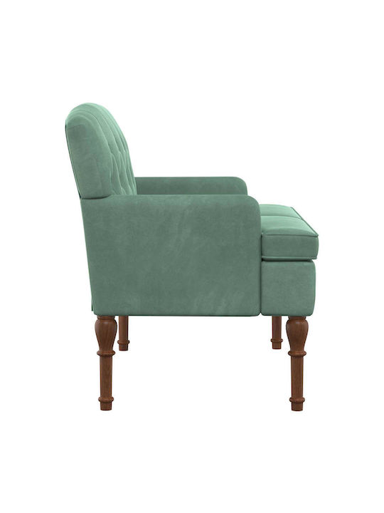 Canapea Cu Două Locuri Catifea Albastru Deschis 111x65x79cm