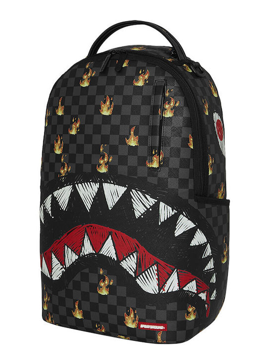 Scribble Fire Check Σχολική Τσάντα Πλάτης B8730