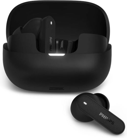 Philips TAT3000BK In-Ear Bluetooth Handsfree Headphones with Sweat Resistance and Charging Case Black