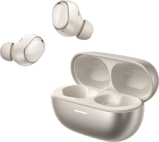 QCY MeloBuds A30 Bluetooth Handsfree Headphones with Sweat Resistance and Charging Case Gold