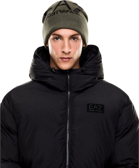 Beanie Căciulă Tricotată Pentru Femei în Culoare Verde
