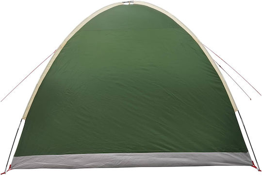vidaXL Camping Tent Green for 4 People 398x260x177cm