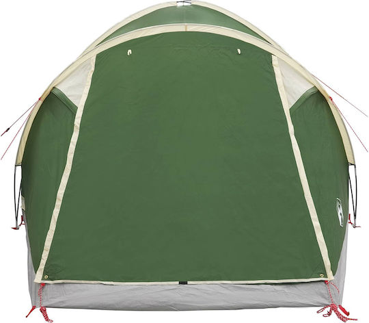 vidaXL Camping Tent Green for 4 People 398x260x177cm