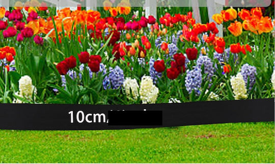 Kunststoff Gartenhecke in Schwarz Farbe