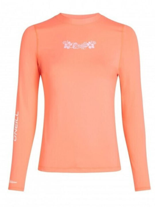 O'Neill UPF 50+ Women Long Sleeve Sun Protection Shirt Orange