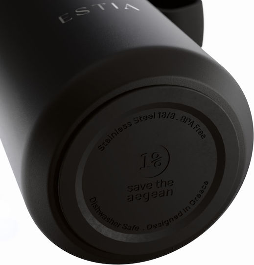 Estia Pulse Save The Aegean Recyclable Thermos Bottle Stainless Steel BPA Free 360ml Void