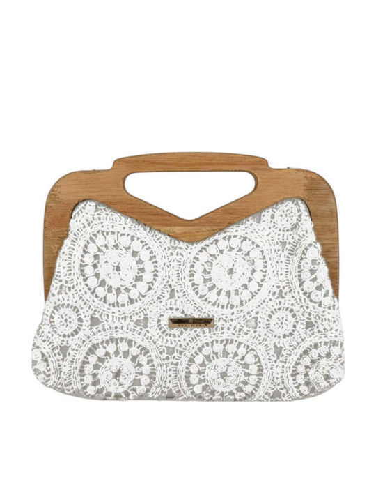Stoff Damen Handtasche Blau