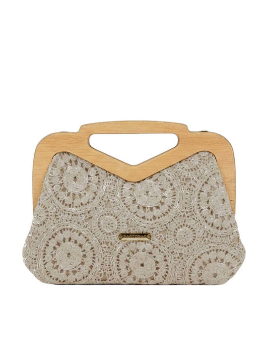 Fabric Women's Handbag Khaki