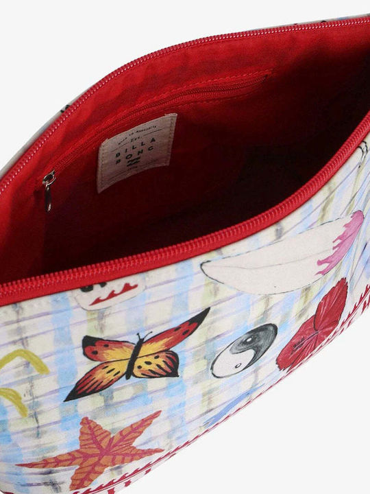 Billabong Дамски несесер Lottie Hall Dry Pouch Бял Мулти Bl000584-wti