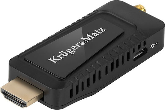 Kruger & Matz H.265 Receptor Digital Mpeg-4 Conexiuni HDMI / USB