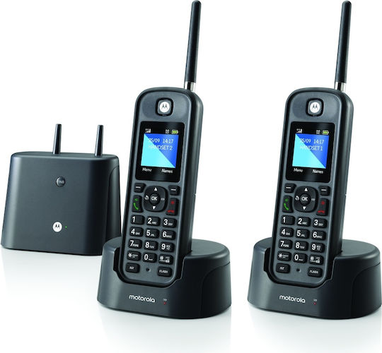 Motorola O202 Schnurlose Telefone Duo Schwarz