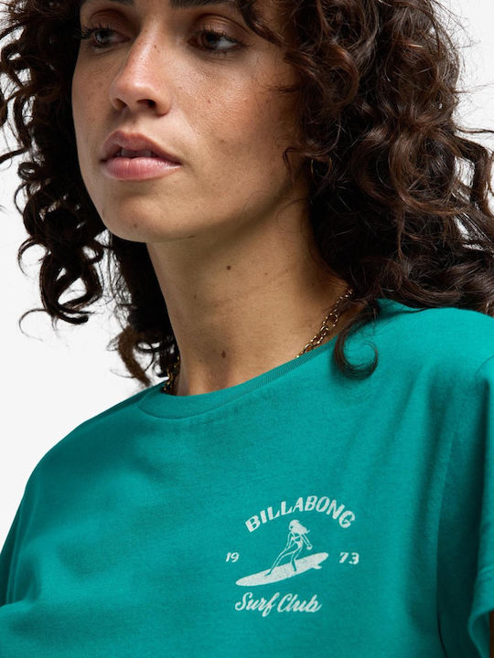 Surf Waves Women's T-shirt Blue