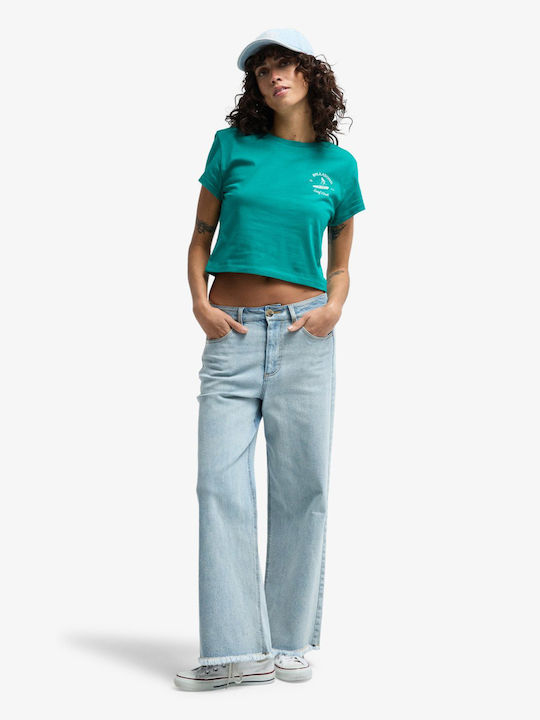 Surf Waves Women's T-shirt Blue