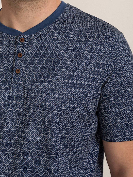 Sofiaman Sommer Herrenpyjama Bluse Baumwolle Garet