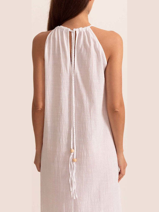 Rochie De Vară Pentru Femei Rochie-Cămașă Din Bumbac Spălat
