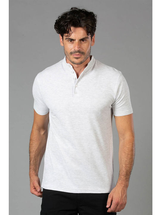 JRC Unisex Διαφημιστικό T-shirt Κοντομάνικο Light Grey