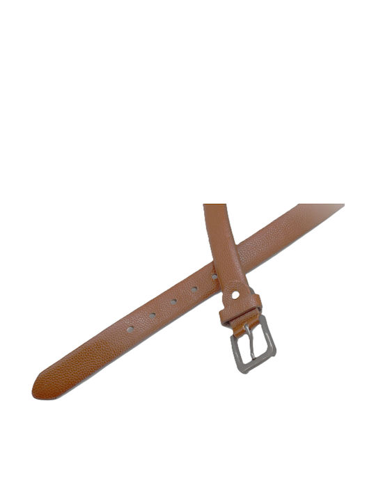 Men's Belt Buckle Artificial Leather K.ctv8050 Tabac Brown Men's Belt Buckle Artificial Leather K.ctv8050 Tabac Brown