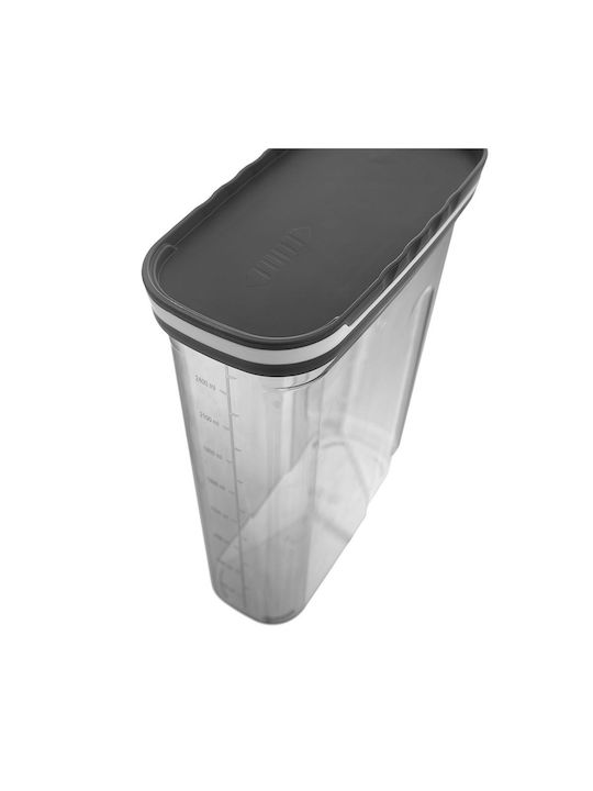 Orion Jar for Sugar / Cereals with Grey Lid 2700ml