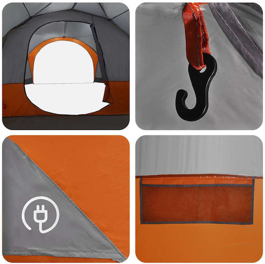 vidaXL Summer Camping Tent Igloo 410x410x250cm