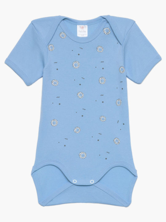 Pretty Baby Set Light Blue Bodysuits 6 Pieces