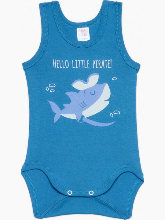 Pretty Baby Set Light Blue Bodysuits 6 Pieces