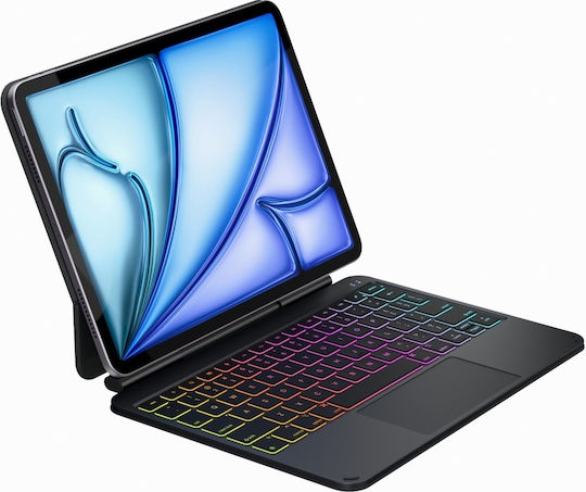 Supero Typecase Edge Pro Tablet Case Keyboard Ipad Pro 11" M4 2024 M5 2025 Black