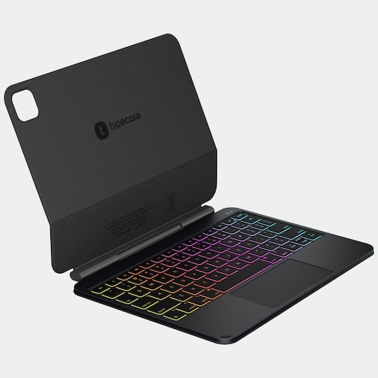 Supero Typecase Edge Pro Tablet Case Keyboard Ipad Pro 11" M4 2024 M5 2025 Black