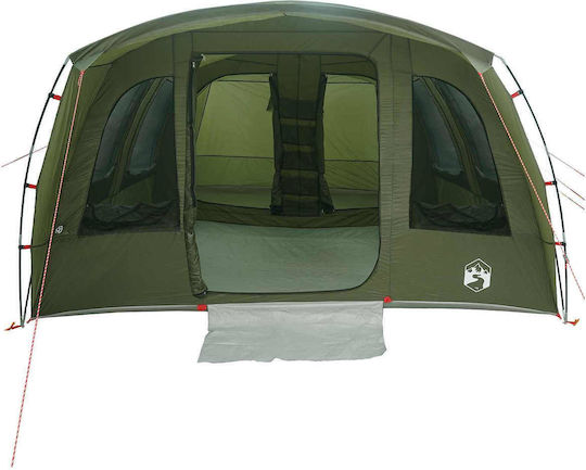 vidaXL Къмпинг тунел Каки 427x315x178см