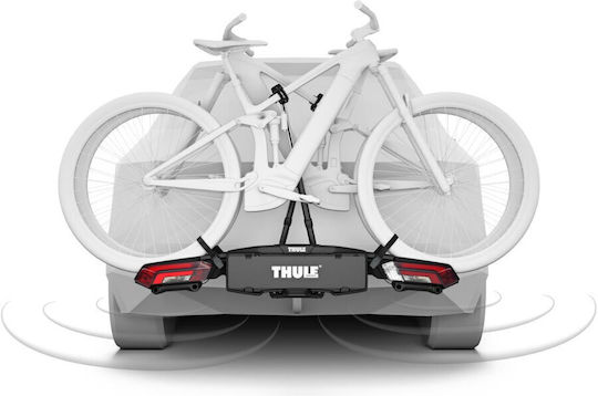 Thule Suport pentru 2 biciclete Senzori de parcare Thule Epos Parksecure 9802100 Montare pe cârlig de remorcare 13 pini Negru