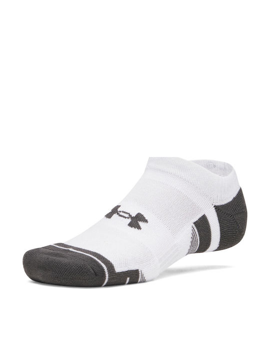Under Armour Αθλητικές Κάλτσες Λευκές 3 Ζεύγη